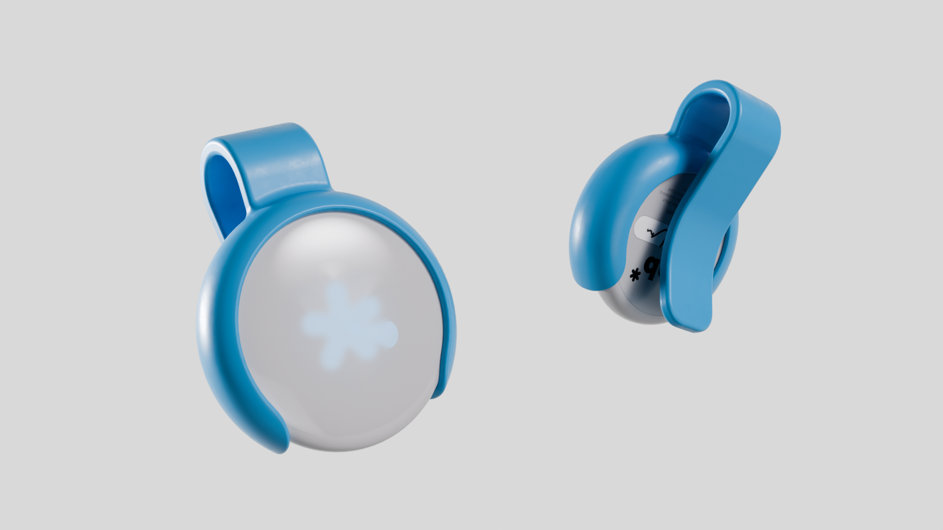 dab device worn with a clip